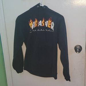 Black thrasher hoodie